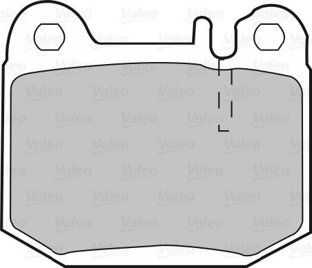 Valeo 598719 - Комплект спирачно феродо, дискови спирачки vvparts.bg