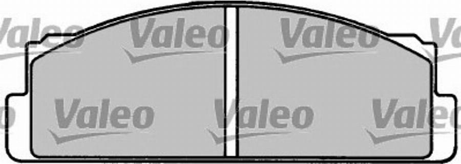 Valeo 597002 - Комплект спирачно феродо, дискови спирачки vvparts.bg