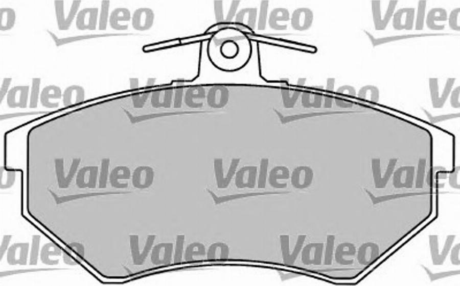 Valeo 597141 - Комплект спирачно феродо, дискови спирачки vvparts.bg