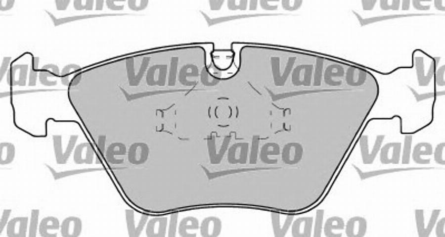 Valeo 597151 - Комплект спирачно феродо, дискови спирачки vvparts.bg