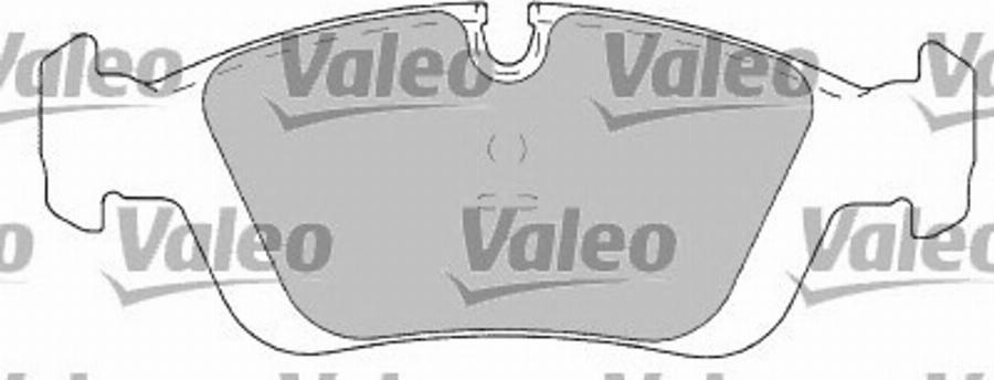 Valeo 597163 - Комплект спирачно феродо, дискови спирачки vvparts.bg