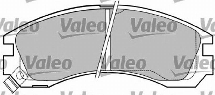 Valeo 597179 - Комплект спирачно феродо, дискови спирачки vvparts.bg