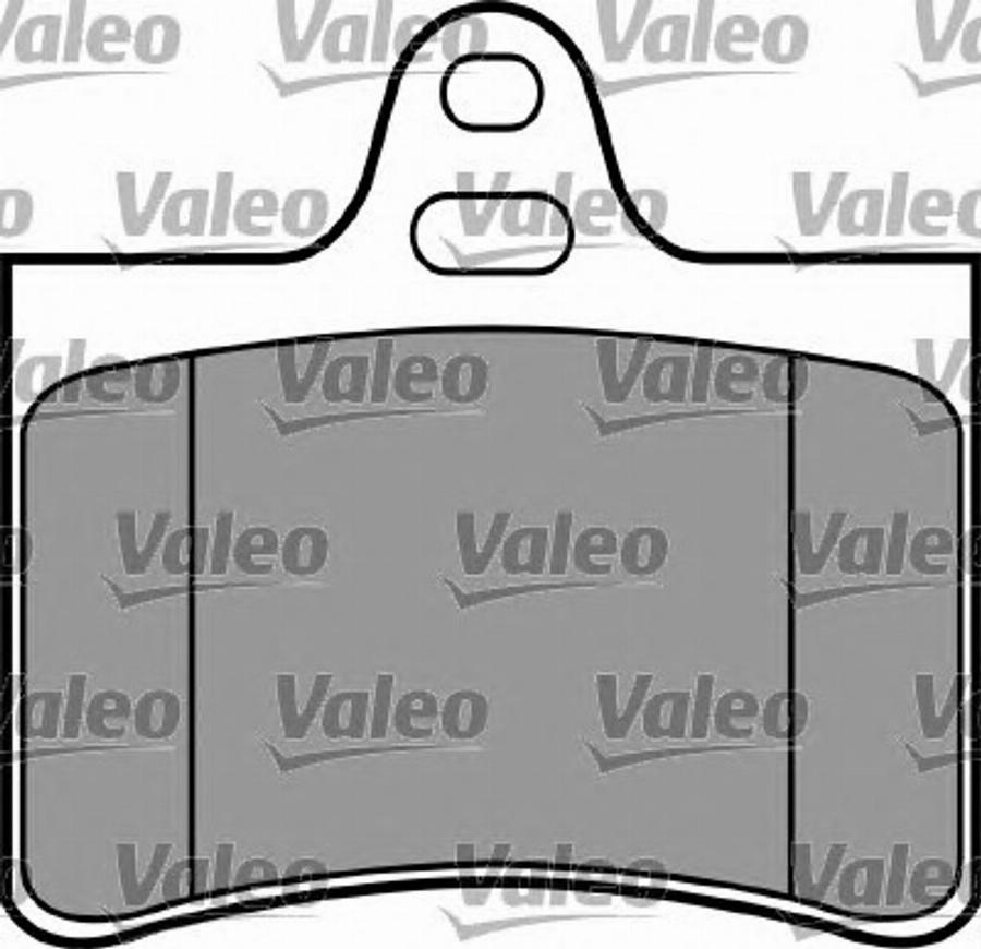 Valeo 597369 - Комплект спирачно феродо, дискови спирачки vvparts.bg
