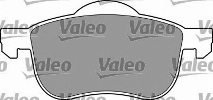 Valeo 597320 - Комплект спирачно феродо, дискови спирачки vvparts.bg