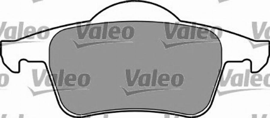 Valeo 597321 - Комплект спирачно феродо, дискови спирачки vvparts.bg