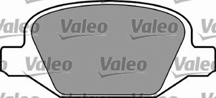 Valeo 597379 - Комплект спирачно феродо, дискови спирачки vvparts.bg