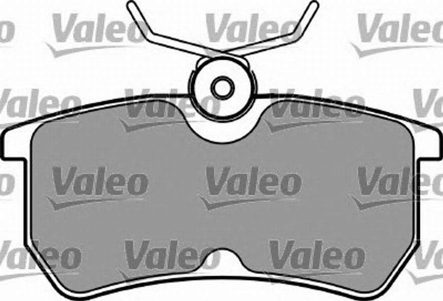 Valeo 597281 - Комплект спирачно феродо, дискови спирачки vvparts.bg