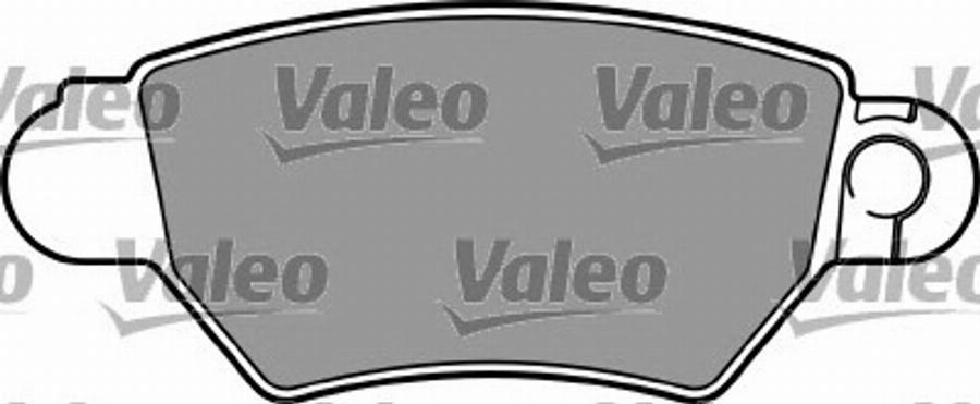 Valeo 597279 - Комплект спирачно феродо, дискови спирачки vvparts.bg