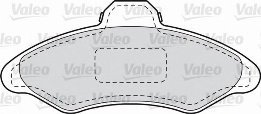 Valeo 540 446 - Комплект спирачно феродо, дискови спирачки vvparts.bg