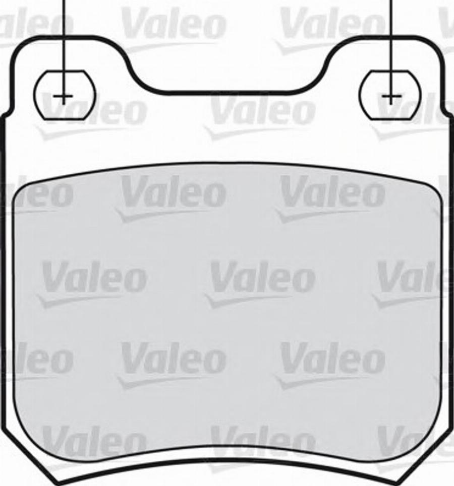 Valeo 540 450 - Комплект спирачно феродо, дискови спирачки vvparts.bg