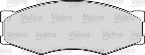 Valeo 540460 - Комплект спирачно феродо, дискови спирачки vvparts.bg