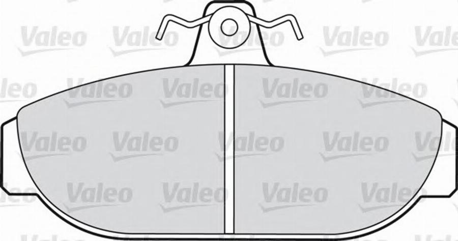 Valeo 540 414 - Комплект спирачно феродо, дискови спирачки vvparts.bg