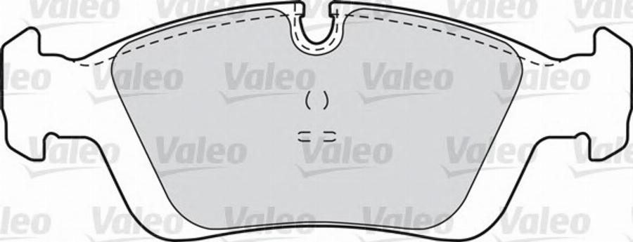 Valeo 540 489 - Комплект спирачно феродо, дискови спирачки vvparts.bg