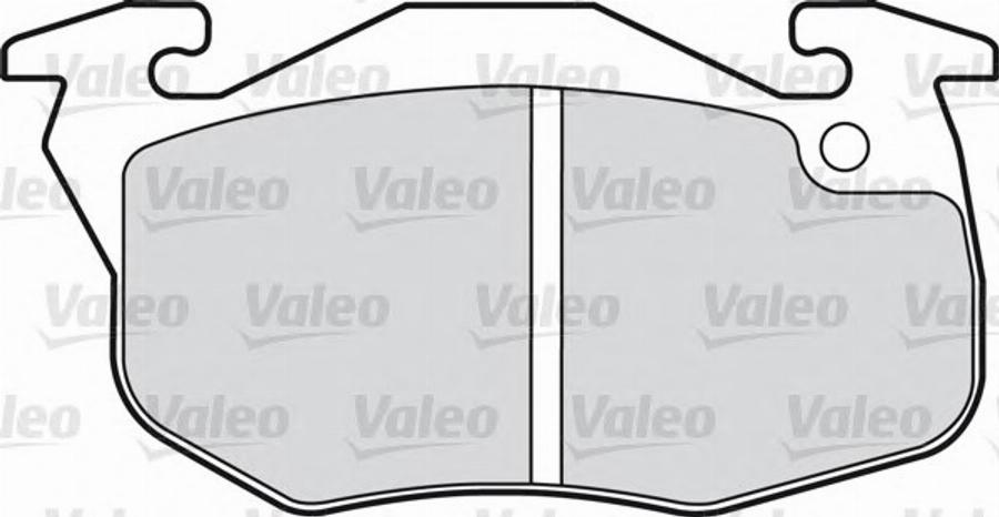 Valeo 540 477 - Комплект спирачно феродо, дискови спирачки vvparts.bg