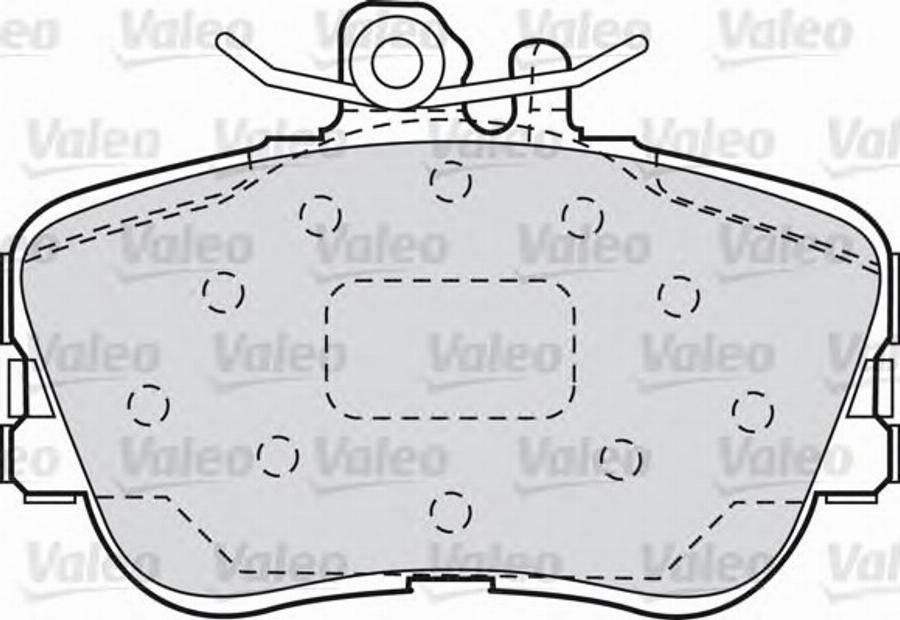 Valeo 540 559 - Комплект спирачно феродо, дискови спирачки vvparts.bg