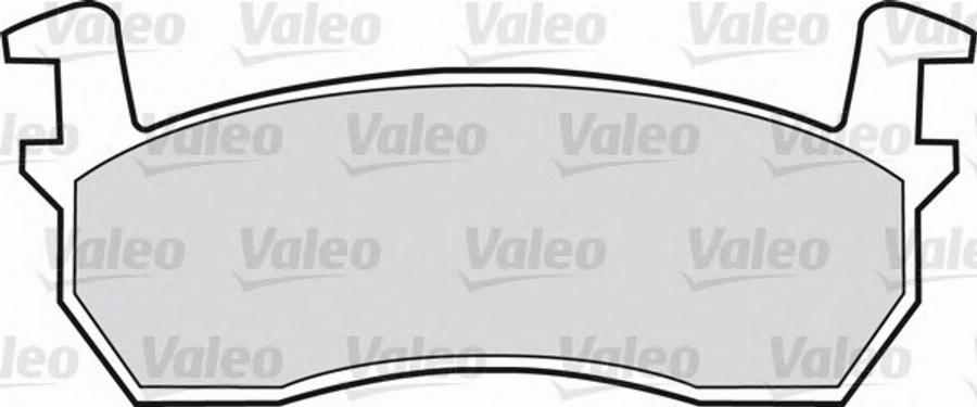 Valeo 540 560 - Комплект спирачно феродо, дискови спирачки vvparts.bg