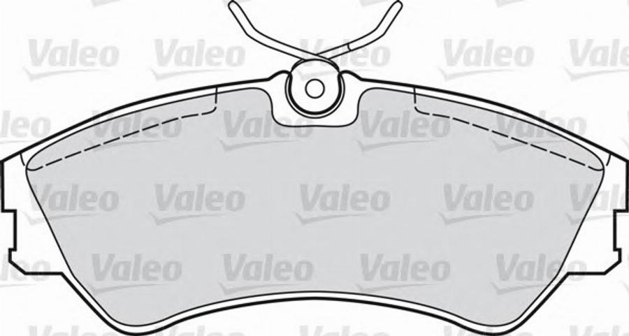 Valeo 540 562 - Комплект спирачно феродо, дискови спирачки vvparts.bg