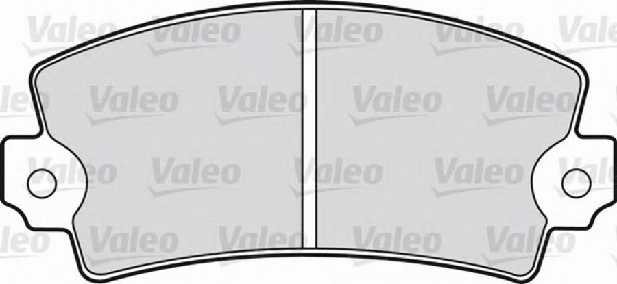 Valeo 540 315 - Комплект спирачно феродо, дискови спирачки vvparts.bg