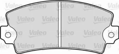 Valeo 598079 - Комплект спирачно феродо, дискови спирачки vvparts.bg