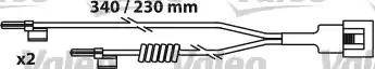 Valeo 541642 - Комплект спирачно феродо, дискови спирачки vvparts.bg