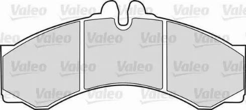 Valeo 541663 - Комплект спирачно феродо, дискови спирачки vvparts.bg