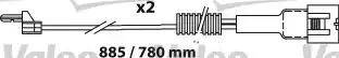 Valeo 541612 - Комплект спирачно феродо, дискови спирачки vvparts.bg