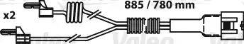 Valeo 541621 - Комплект спирачно феродо, дискови спирачки vvparts.bg