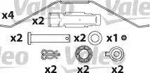 Valeo 541719 - Комплект спирачно феродо, дискови спирачки vvparts.bg