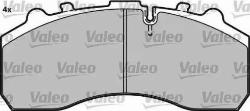 Valeo 548679 - Комплект спирачно феродо, дискови спирачки vvparts.bg