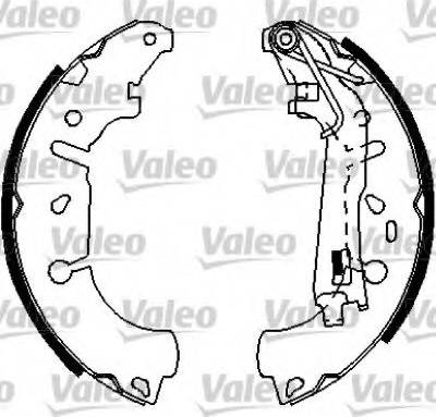 Valeo 554816 - Комплект спирачна челюст vvparts.bg