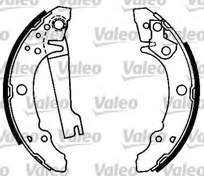 Valeo 554711 - Комплект спирачна челюст vvparts.bg