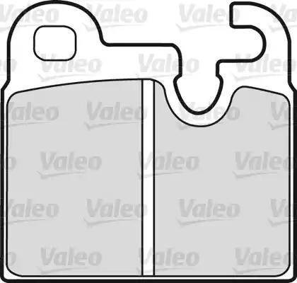 Valeo 598097 - Комплект спирачно феродо, дискови спирачки vvparts.bg