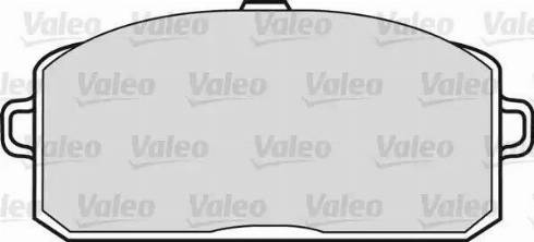 Valeo 551504 - Комплект спирачно феродо, дискови спирачки vvparts.bg