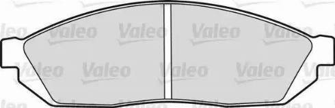 Valeo 598223 - Комплект спирачно феродо, дискови спирачки vvparts.bg