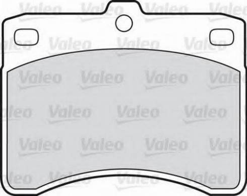 Valeo 551659 - Комплект спирачно феродо, дискови спирачки vvparts.bg