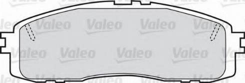 Valeo 551600 - Комплект спирачно феродо, дискови спирачки vvparts.bg