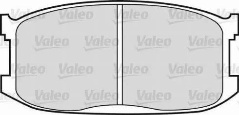 Valeo 551006 - Комплект спирачно феродо, дискови спирачки vvparts.bg