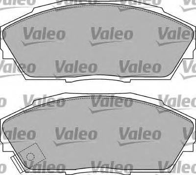 Valeo 551745 - Комплект спирачно феродо, дискови спирачки vvparts.bg