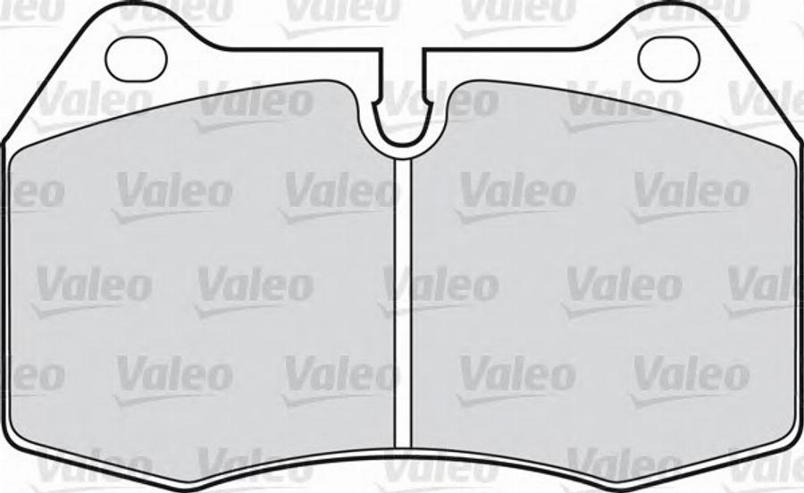 Valeo 551748 - Комплект спирачно феродо, дискови спирачки vvparts.bg