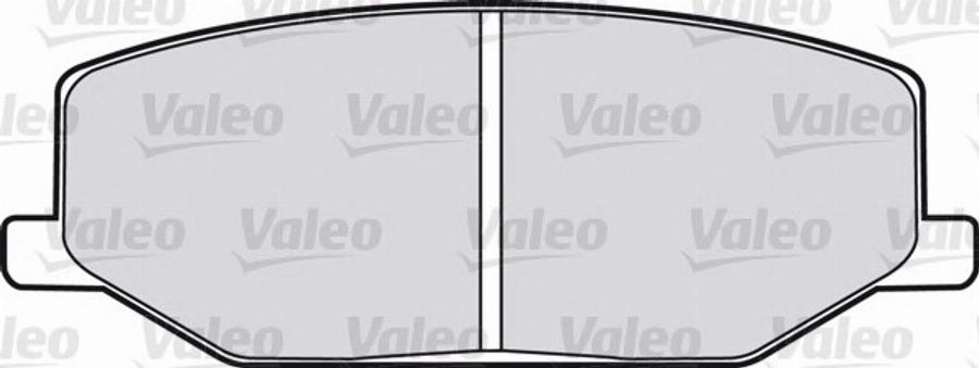 Valeo 551707 - Комплект спирачно феродо, дискови спирачки vvparts.bg