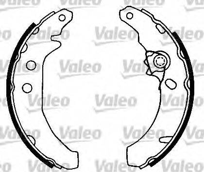 Valeo 554650 - Комплект спирачна челюст vvparts.bg
