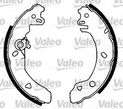 Valeo 553691 - Комплект спирачна челюст vvparts.bg