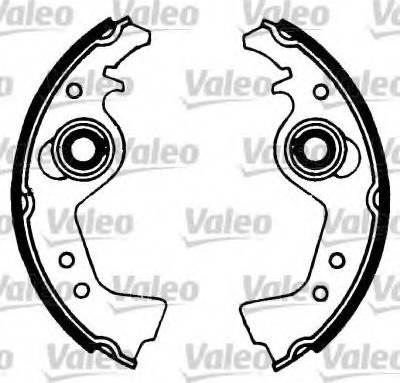 Valeo 553637 - Комплект спирачна челюст vvparts.bg