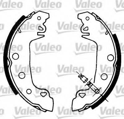 Valeo 553794 - Комплект спирачна челюст vvparts.bg