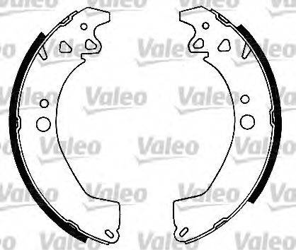 Valeo 553269 - Комплект спирачна челюст vvparts.bg