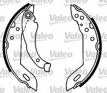 Valeo 554689 - Комплект спирачна челюст vvparts.bg