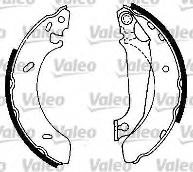 Valeo 553723 - Комплект спирачна челюст vvparts.bg