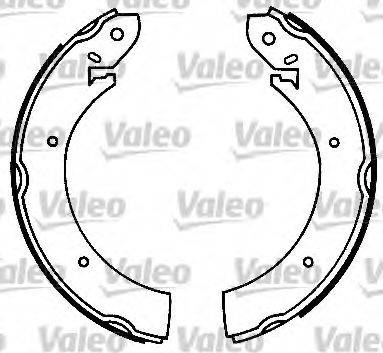 Valeo 553779 - Комплект спирачна челюст vvparts.bg