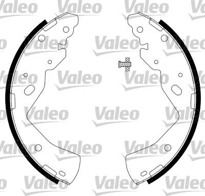 Valeo 564035 - Комплект спирачна челюст vvparts.bg