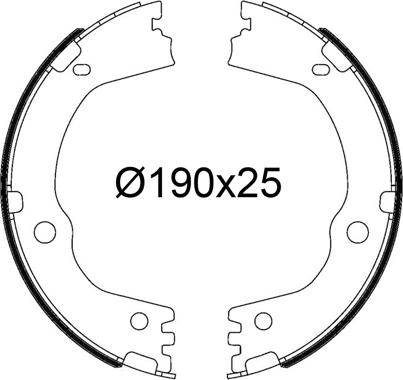 Valeo 564259 - Комплект спирачна челюст vvparts.bg